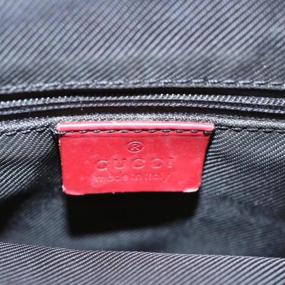 GUCCI GG Canvas Hand Bag Red 002 1093 Auth bs12270 - Picture 14 of 16